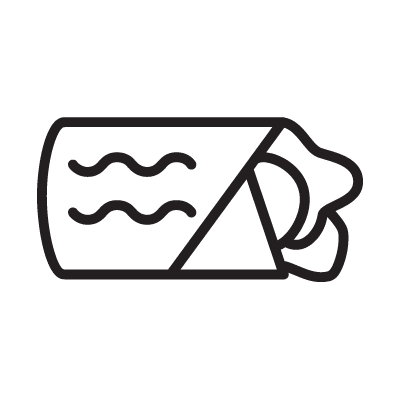 poke burrito icon
